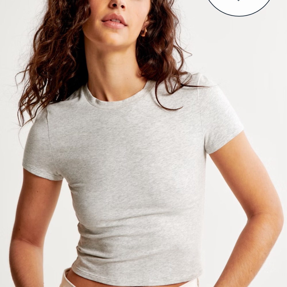 Essential Baby Tee (Heather Grey)